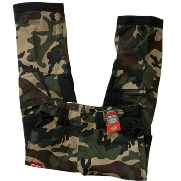 Dickies Flex Camo Cargo Pants 32x30 Utility Pockets Stretch Camouflage Workwear - Picture 5 of 13